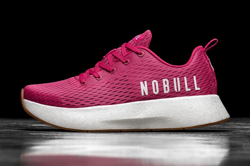 Men\'s Nobull Magenta+ Running Shoes White | SG L2137I